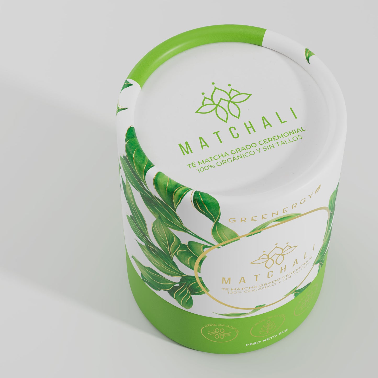 TÉ MATCHA CLÁSICO GRADO CEREMONIAL 100% ORGÁNICO Y SIN TALLOS 60G
